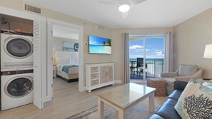 Premium Condo, Balcony, Ocean View (Gulf Front) | Laundry