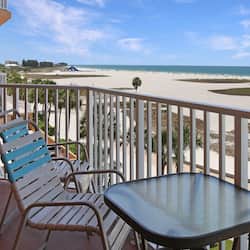 Appartamento, 2 camere da letto, balcone (Gulf Front) | Vista del balcone