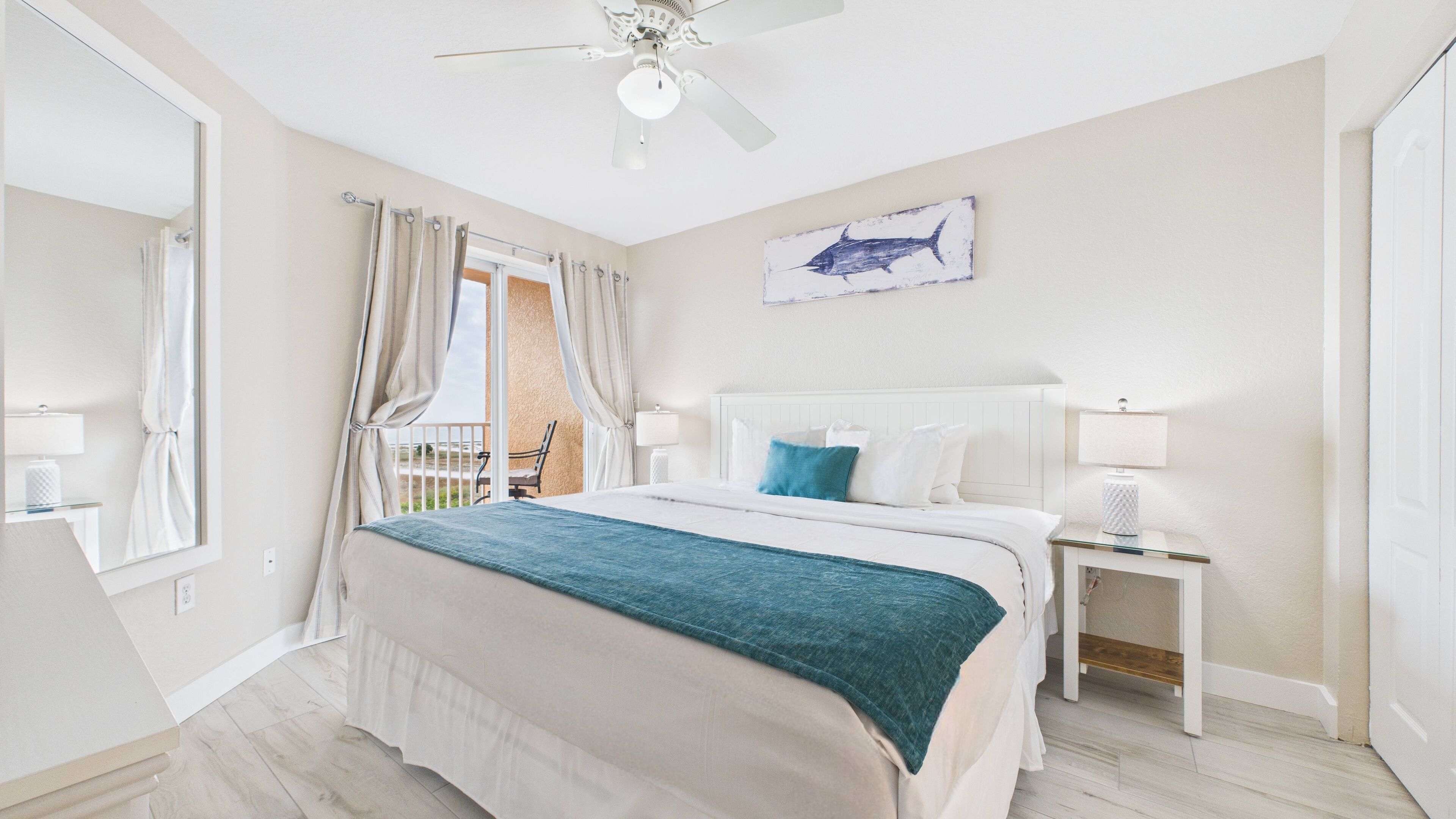 Appart'hôtel Premium, balcon, vue océan (Gulf Front) | 2 chambres, décoration personnalisée, ameublement personnalisé