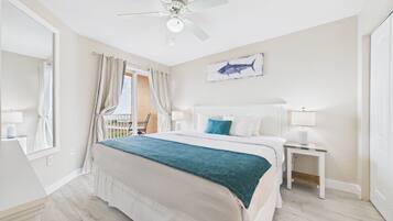 Appart'hôtel Premium, balcon, vue océan (Gulf Front) | 2 chambres, décoration personnalisée, ameublement personnalisé