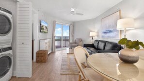 Premium Condo, Balcony, Ocean View (Gulf Front) | Living area