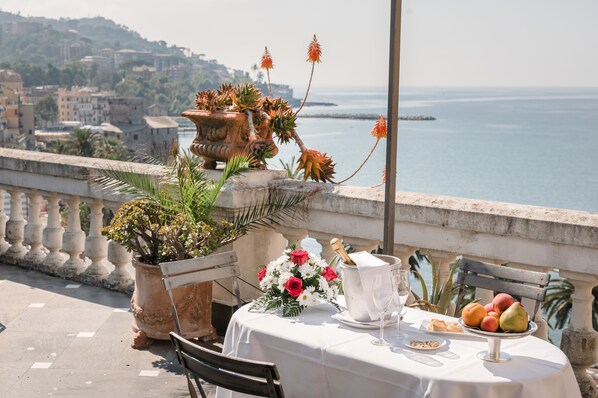Terrace/patio - Hotel Miramare (Rapallo)