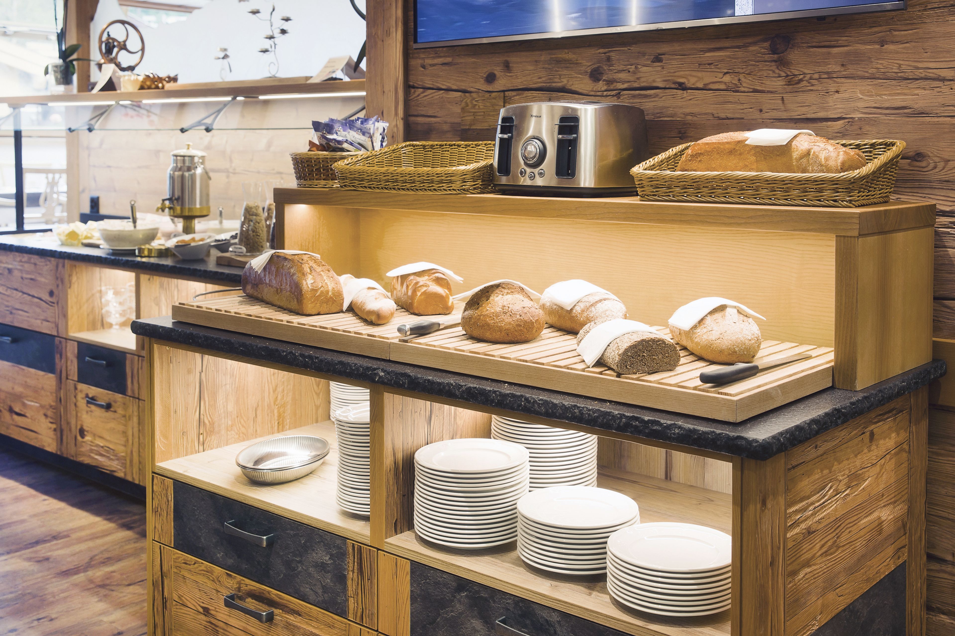 daily buffet breakfast (chf 28 per person)