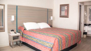 Premium bedding, pillowtop beds, blackout drapes, free WiFi