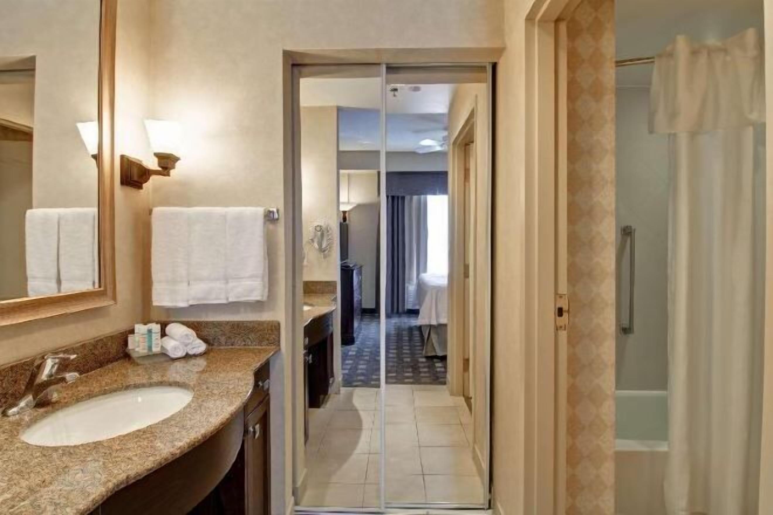 Bathroom | Shower, free toiletries, hair dryer, towels