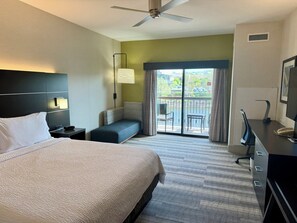 In-room safe, desk, laptop workspace, blackout drapes