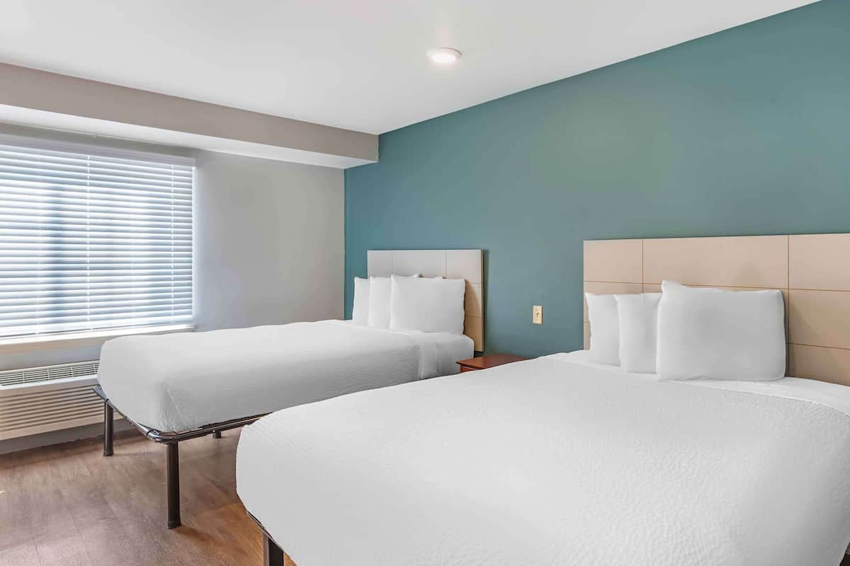 Standard Studio, 2 Queen Beds, Non Smoking, Refrigerator & Microwave | Desk, laptop workspace, iron/ironing board, free WiFi