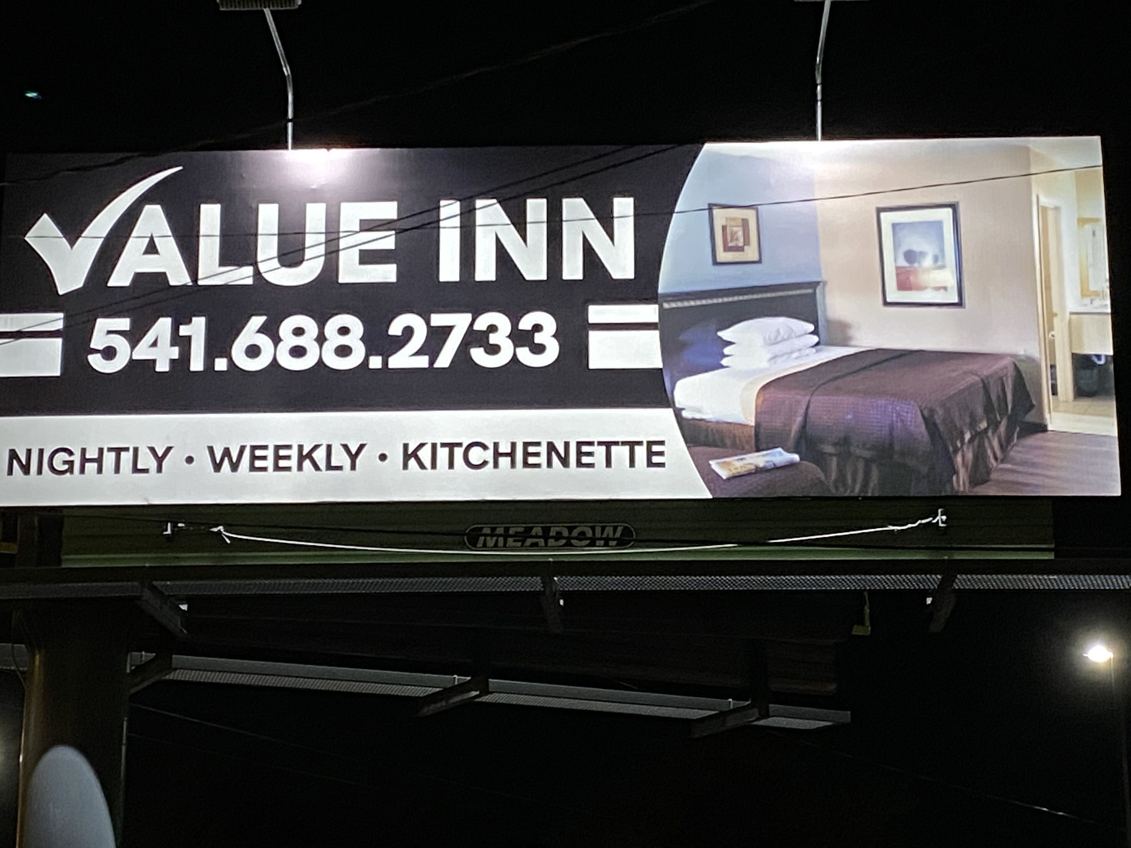 front of property – evening/night