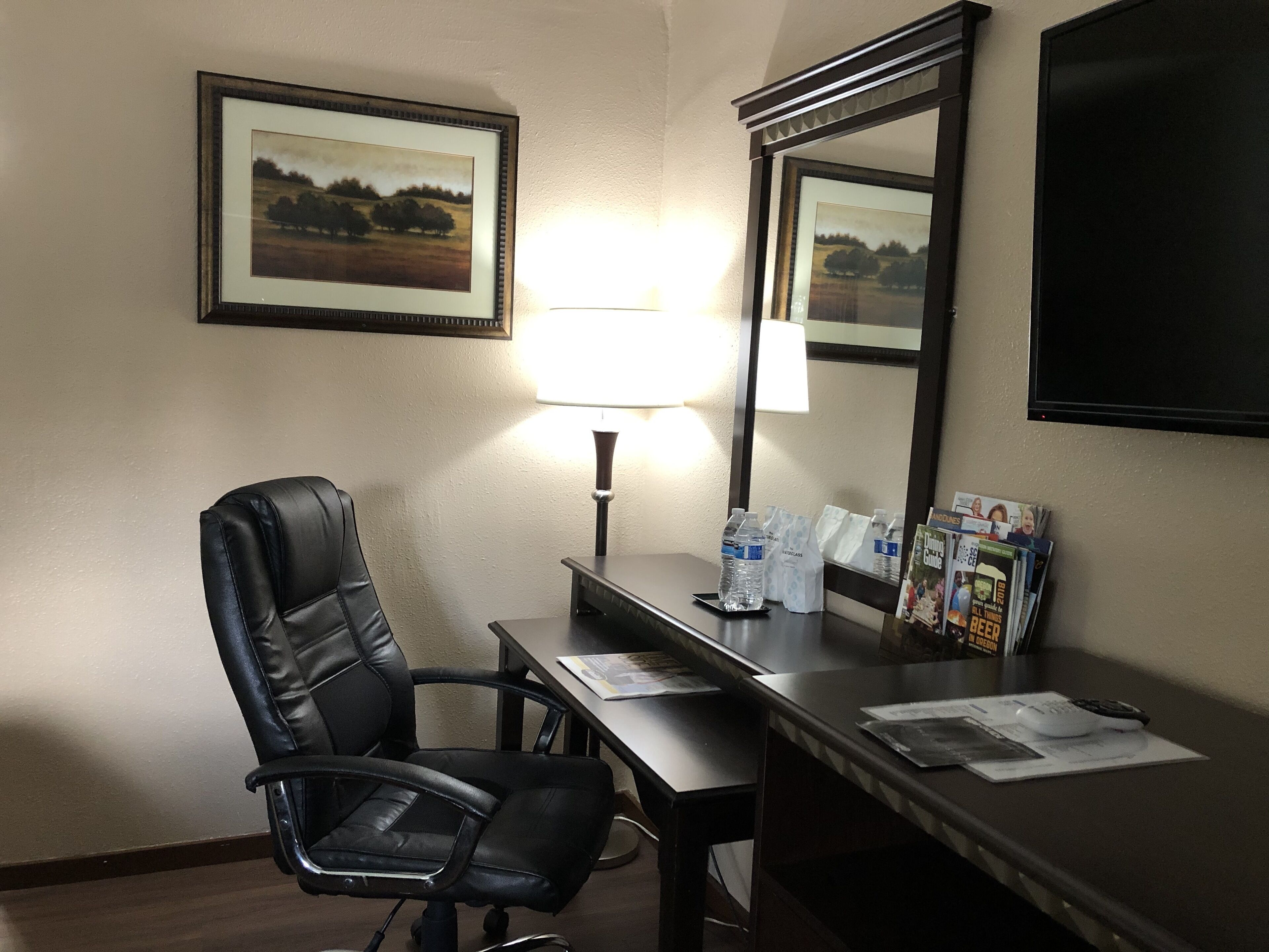 deluxe room, 1 king bed | living area | 32-inch flat-screen tv with cable channels, tv