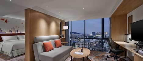 Junior-Suite, 1 Schlafzimmer | Wohnbereich