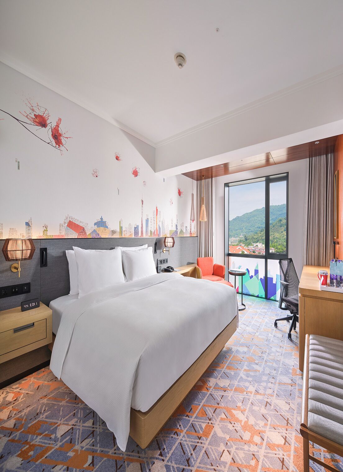 king guest room | premium bedding, down duvets, memory-foam beds, in-room safe