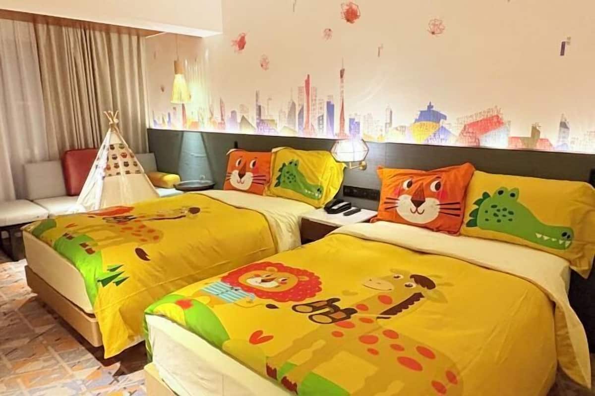 Premium bedding, down duvets, memory-foam beds, in-room safe