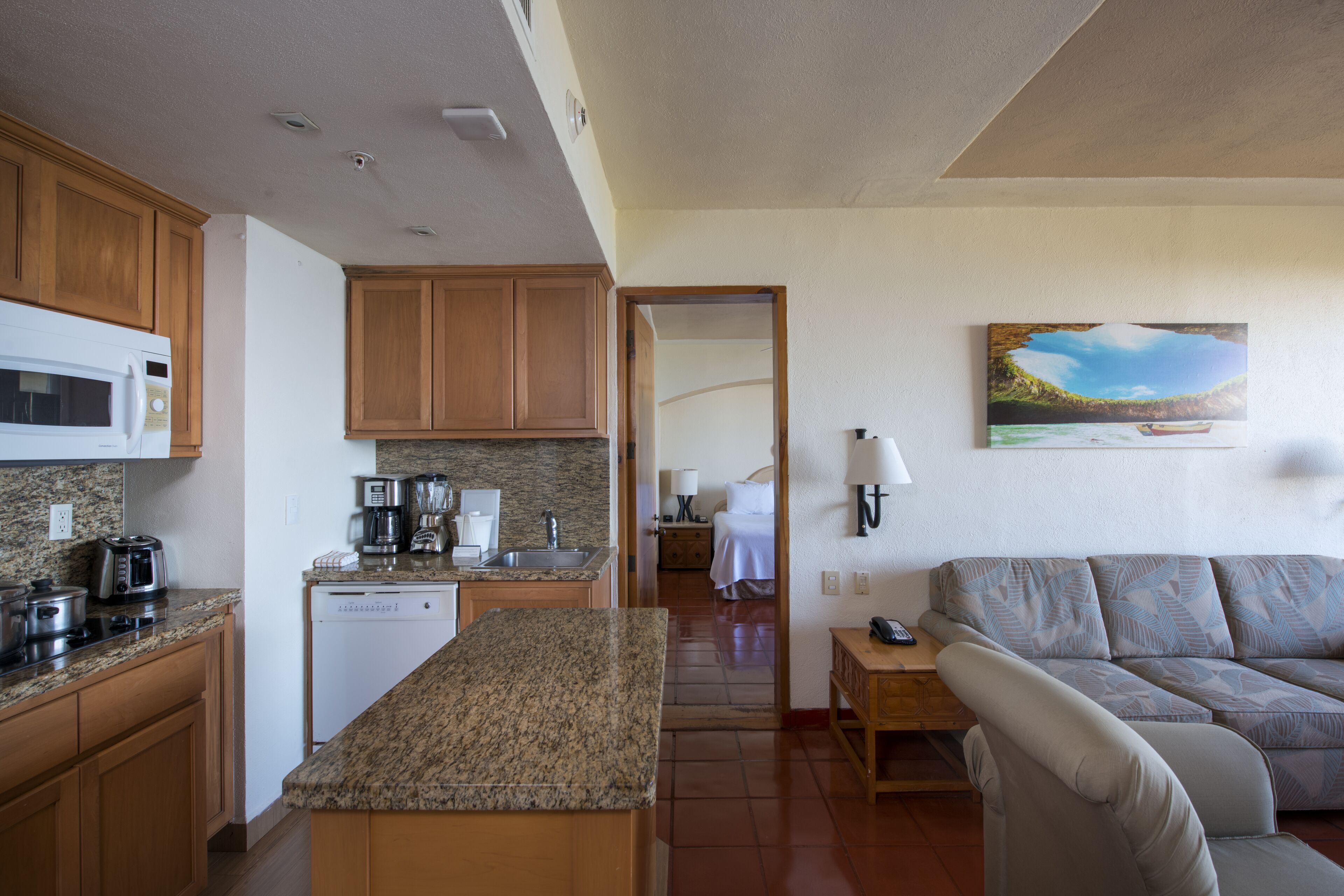 club suite, 1 king bed with sofa bed | private kitchen