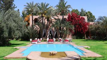 45-inch LCD TV with satellite channels, TV, DVD player