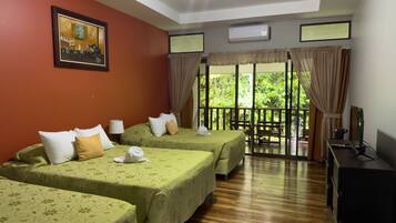 Standard Double Room, Terrace | In-room safe, iron/ironing board, free WiFi, bed sheets