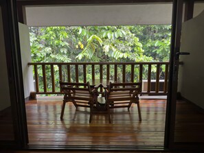 Superior Double Room, Terrace | Terrace/patio - Hotel El Bambú (Puerto Viejo)