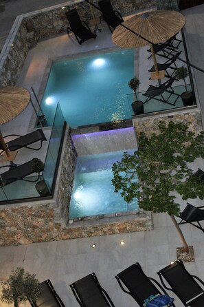 Seasonal outdoor pool - John & Mary's Studios (Rhodes)