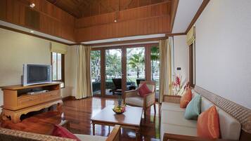 21-Zoll-Fernseher mit Satellitenempfang, DVD-Player