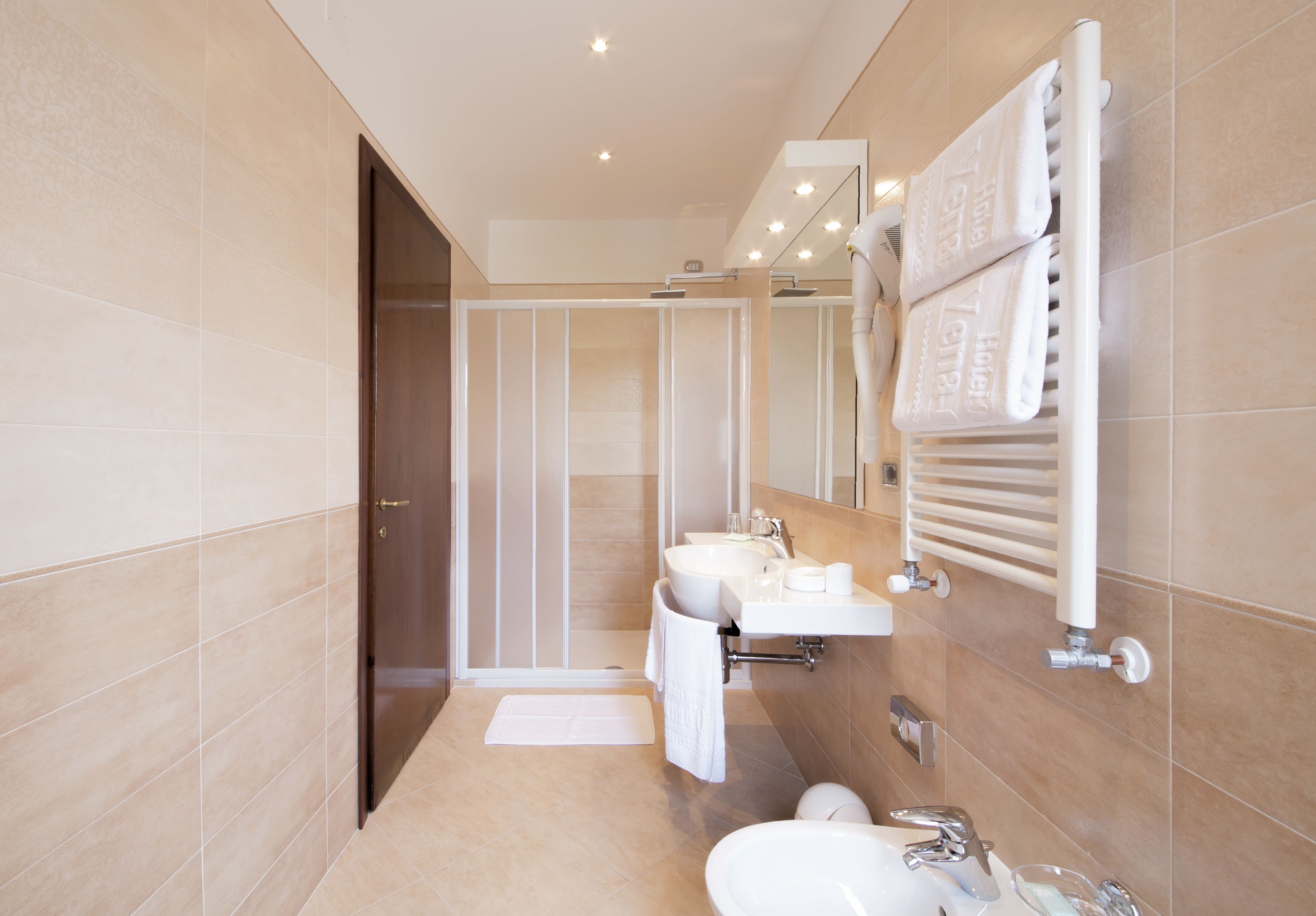double or twin room | bathroom | hair dryer, bidet, towels