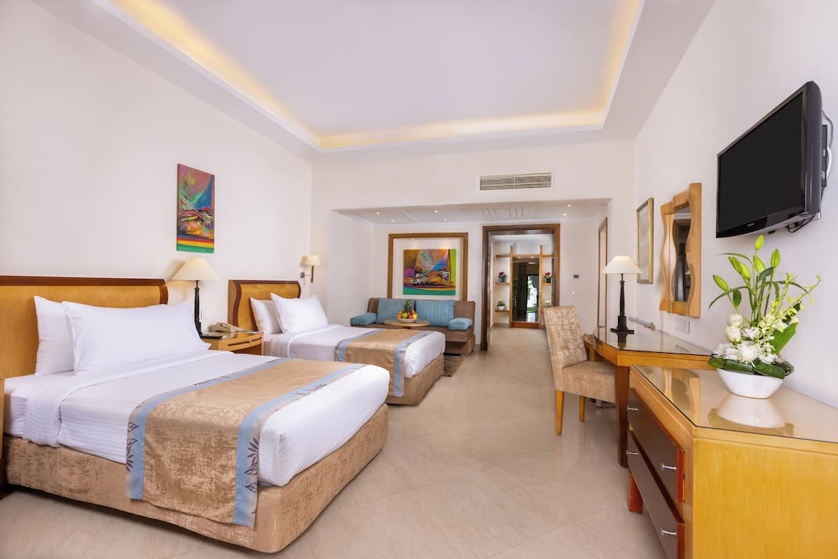 Standard Double Garden view Room - Egyptians and Residents Only | Egyptian cotton sheets, Tempur-Pedic beds, minibar, in-room safe