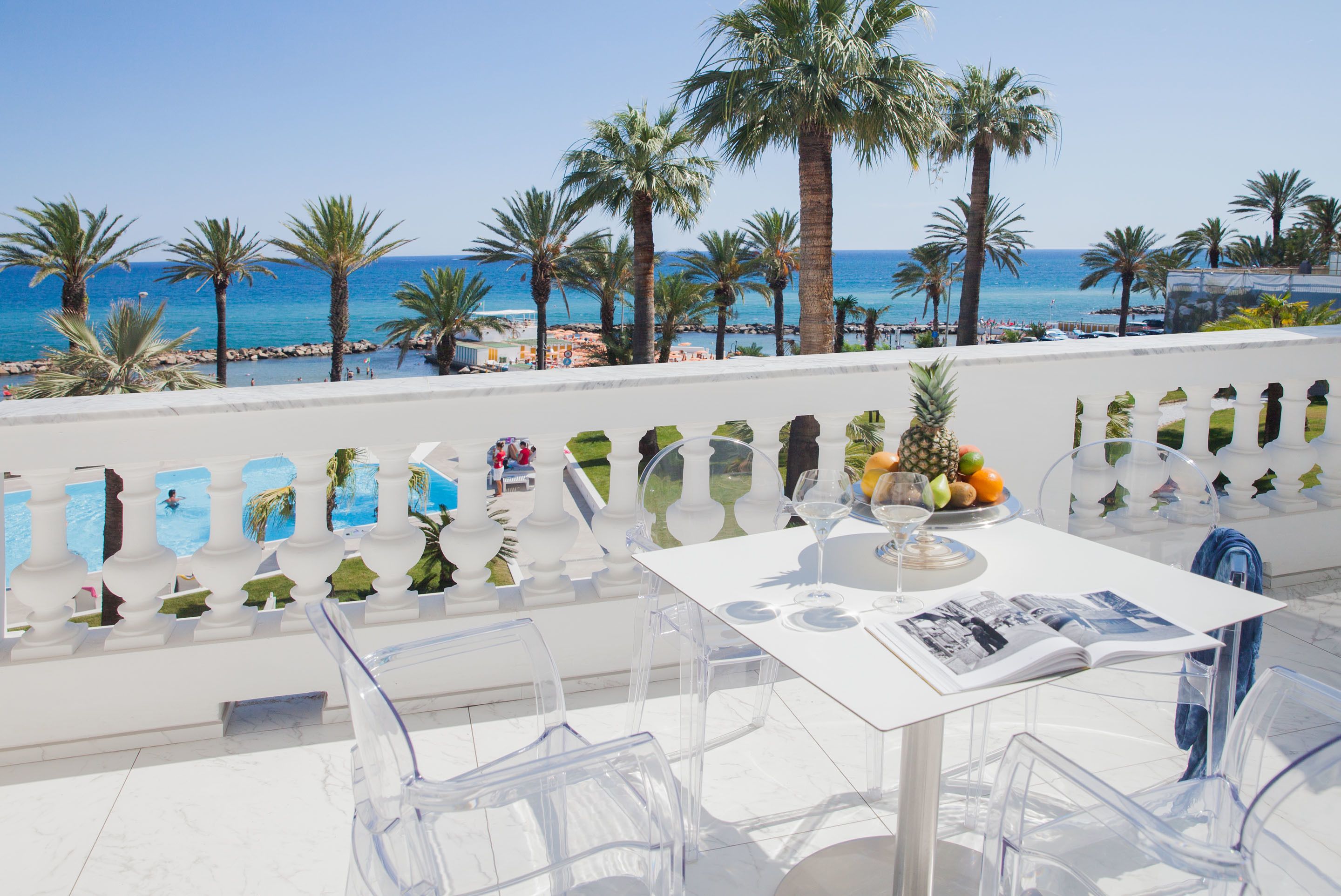 white pearl terrace suite, sea view | view from room