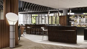 Con vista a la piscina, se sirven desayunos, almuerzos y cenas