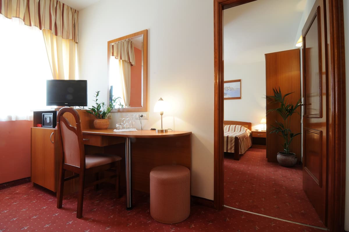 Business-Suite, Parkblick | Minibar, Zimmersafe, Schreibtisch, Verdunkelungsvorhänge