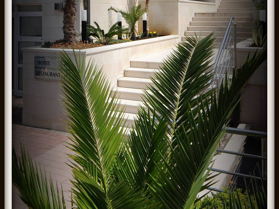 Udsigt fra overnatningsstedet