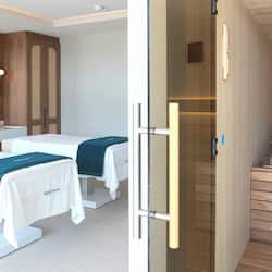 Couples treatment rooms, sauna, hot tub, steam room, Turkish bath