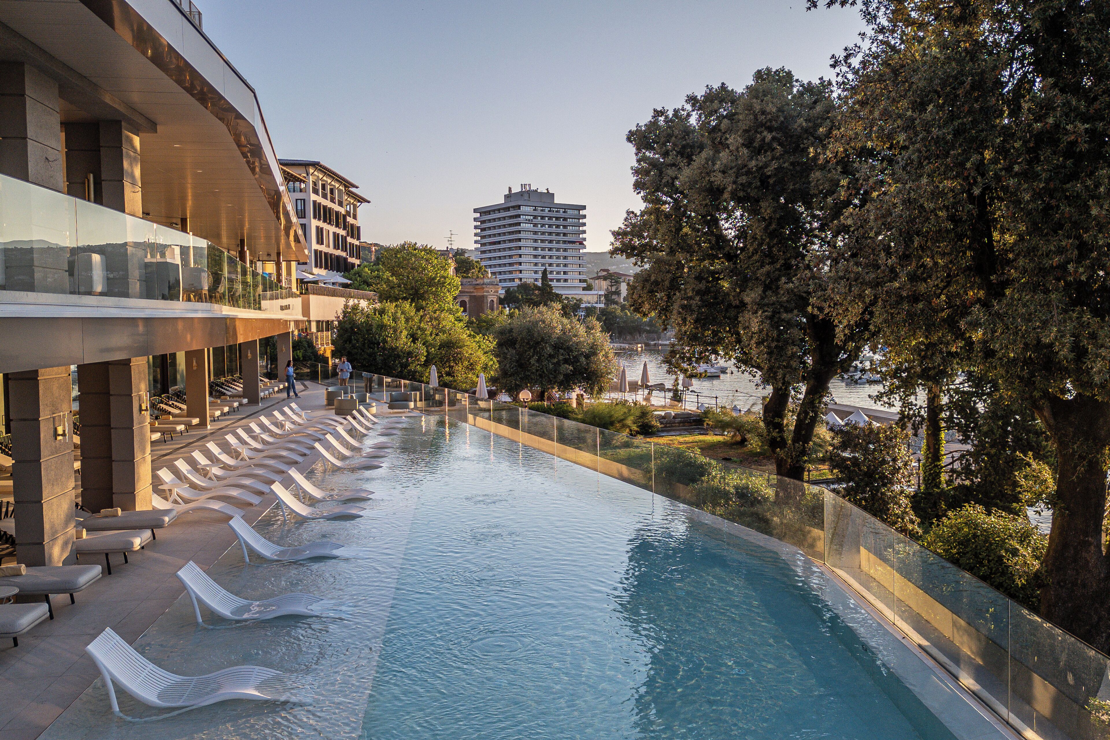 Indoor pool, outdoor pool, open 8:00 AM to 9:30 PM, pool umbrellas