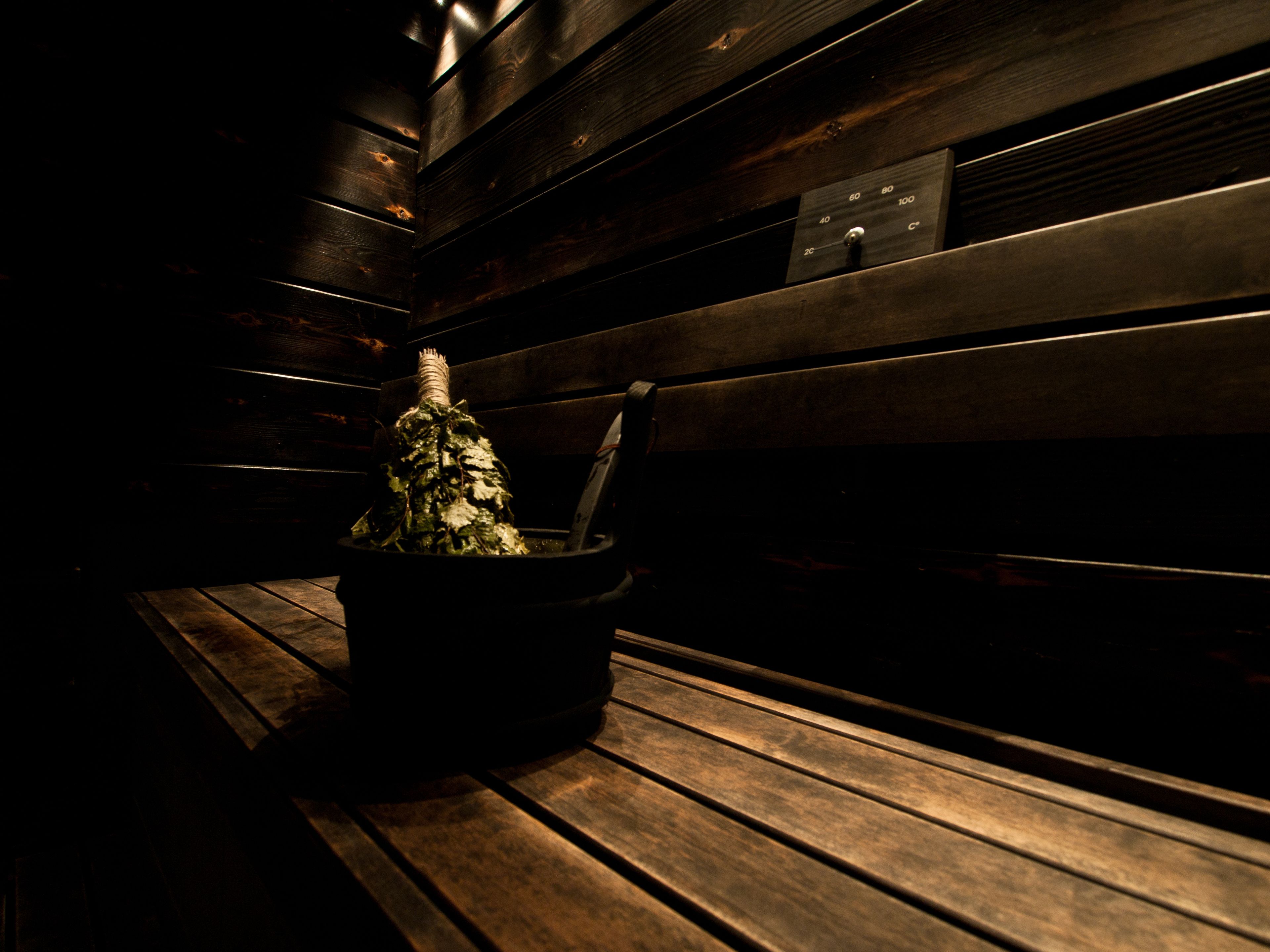 A wooden bench with a potted plant.