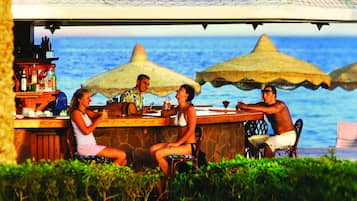 Poolside bar