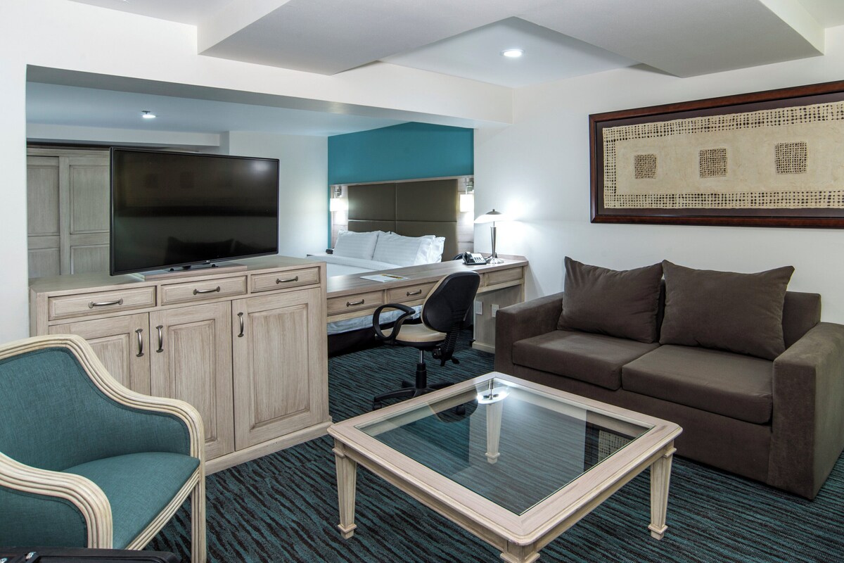 Premium bedding, in-room safe, desk, blackout curtains