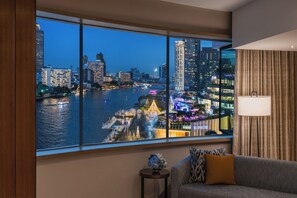 Panoramic Suite, 1 King Bed, Club lounge access, Executive Level | View from room - Millennium Hilton Bangkok (Bangkok)