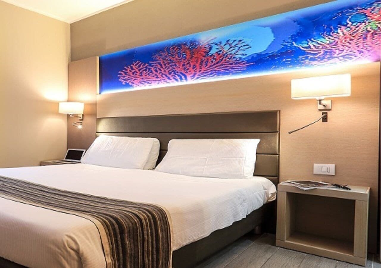 Desk, laptop workspace, free WiFi, bed sheets
