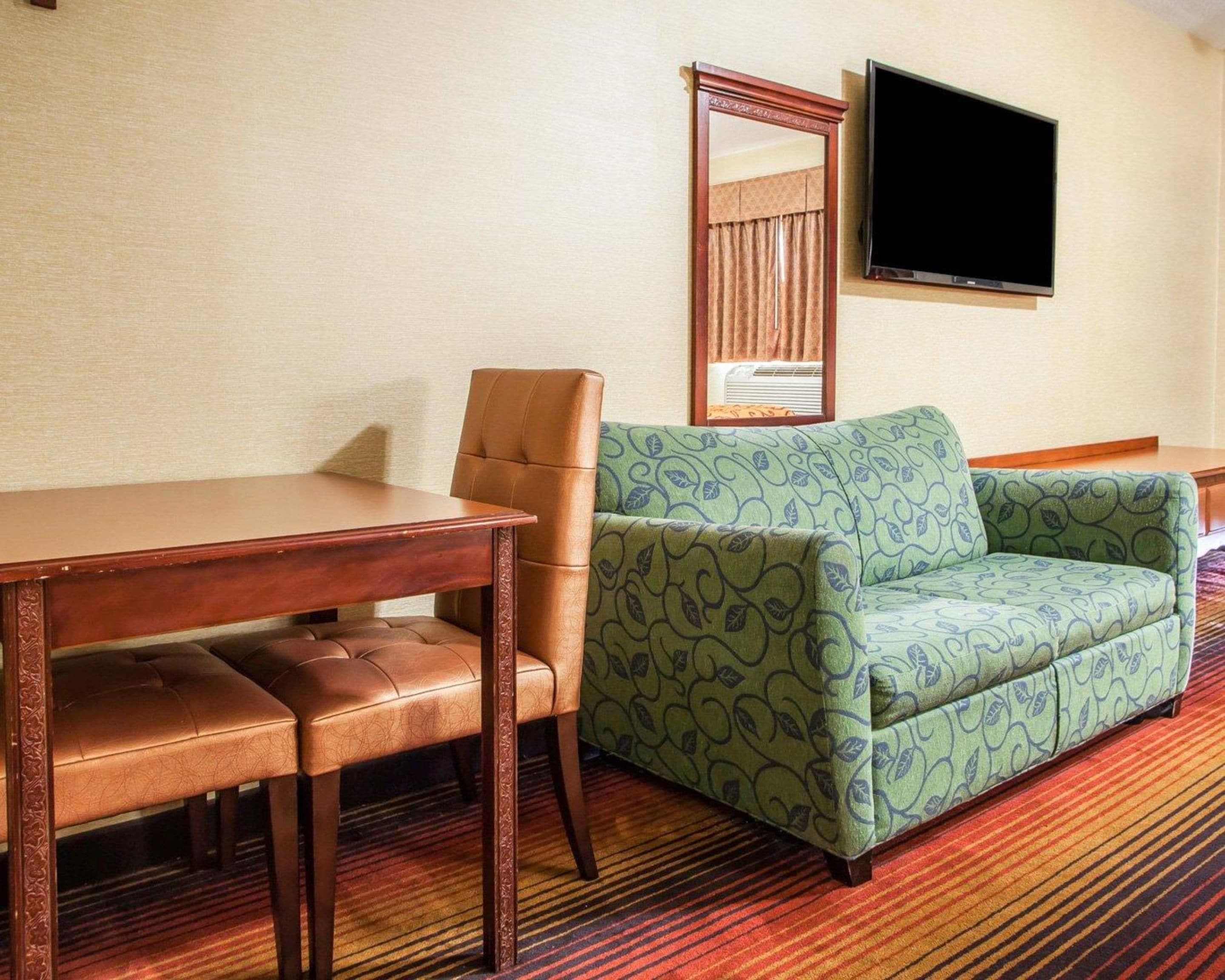 In-room safe, desk, blackout curtains, iron/ironing board