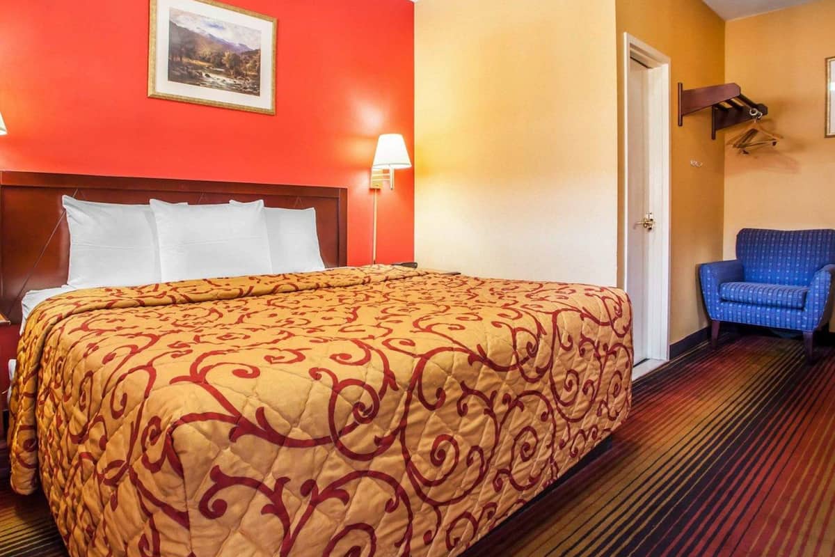 In-room safe, desk, blackout curtains, iron/ironing board