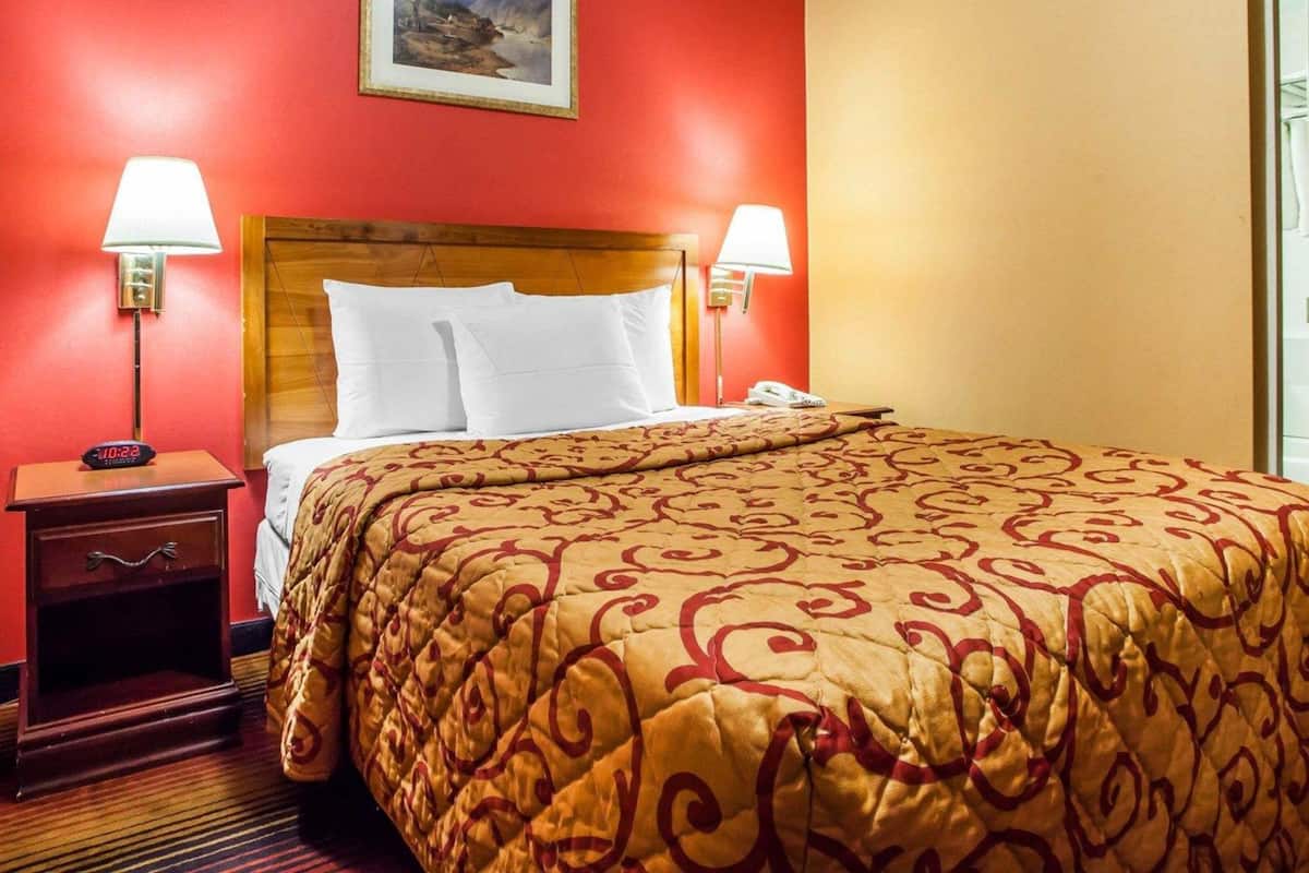 In-room safe, desk, blackout curtains, iron/ironing board