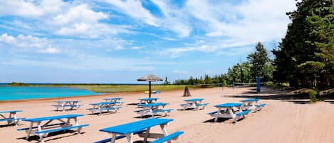 Private beach nearby, sun loungers, beach umbrellas, beach towels