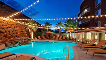 Indoor pool, outdoor pool