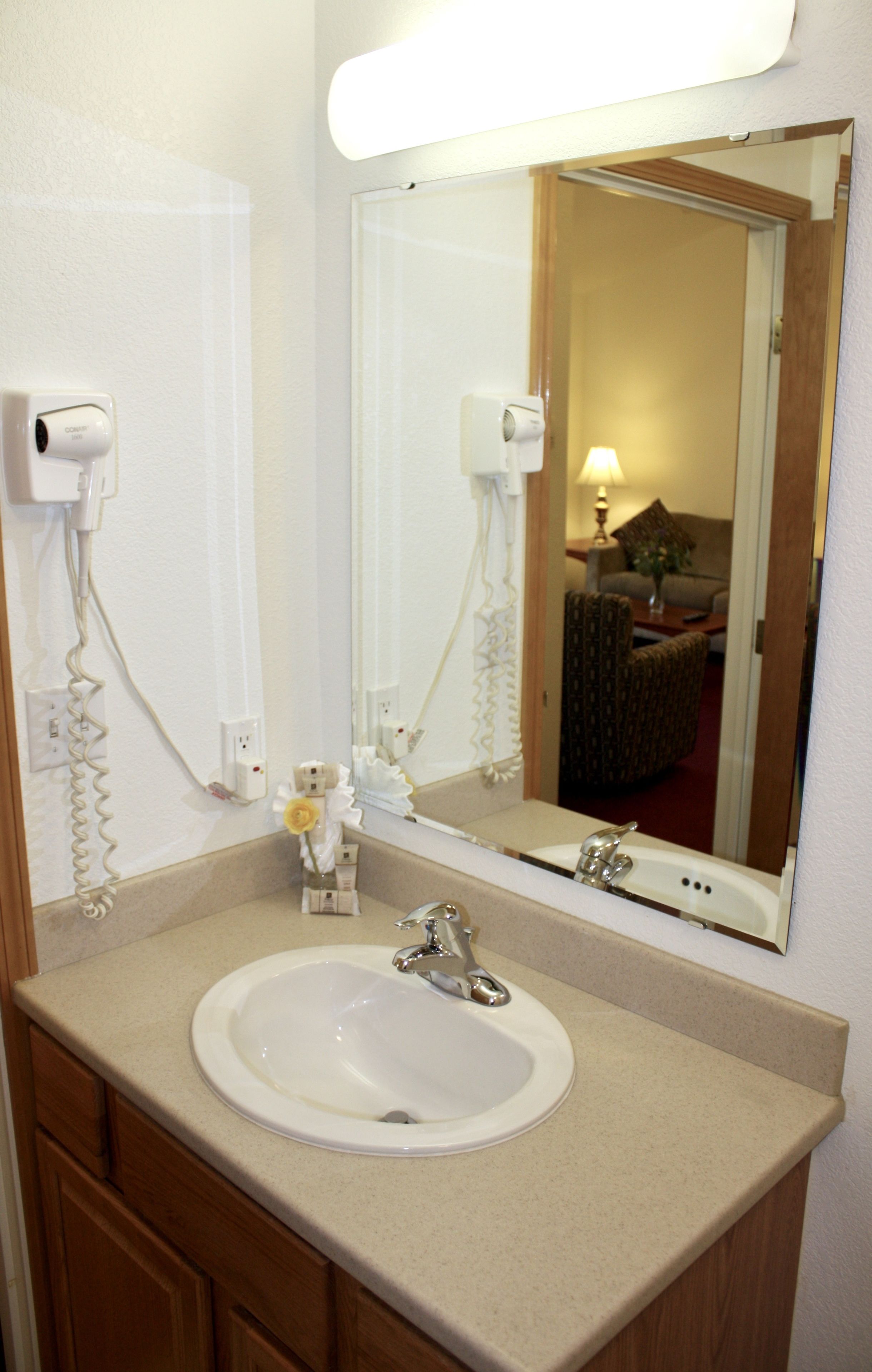 suite, 2 queen beds | bathroom sink