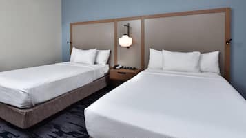 Premium bedding, pillow-top beds, in-room safe, desk
