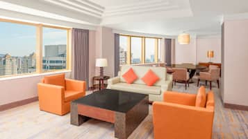 Suite ejecutiva, 1 habitación | 1 habitación, ropa de cama de alta calidad y minibar