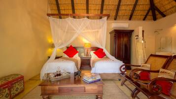 Suite Luxury (Bush) | Biancheria da letto di alta qualità, una cassaforte in camera