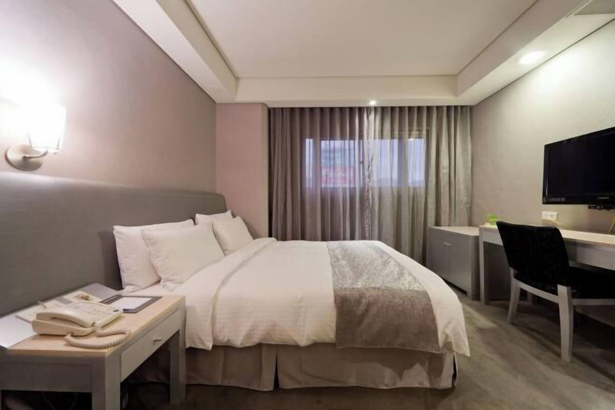 Down duvets, blackout curtains, free WiFi, bed sheets