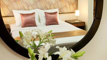 Minibar, in-room safe, desk, blackout curtains