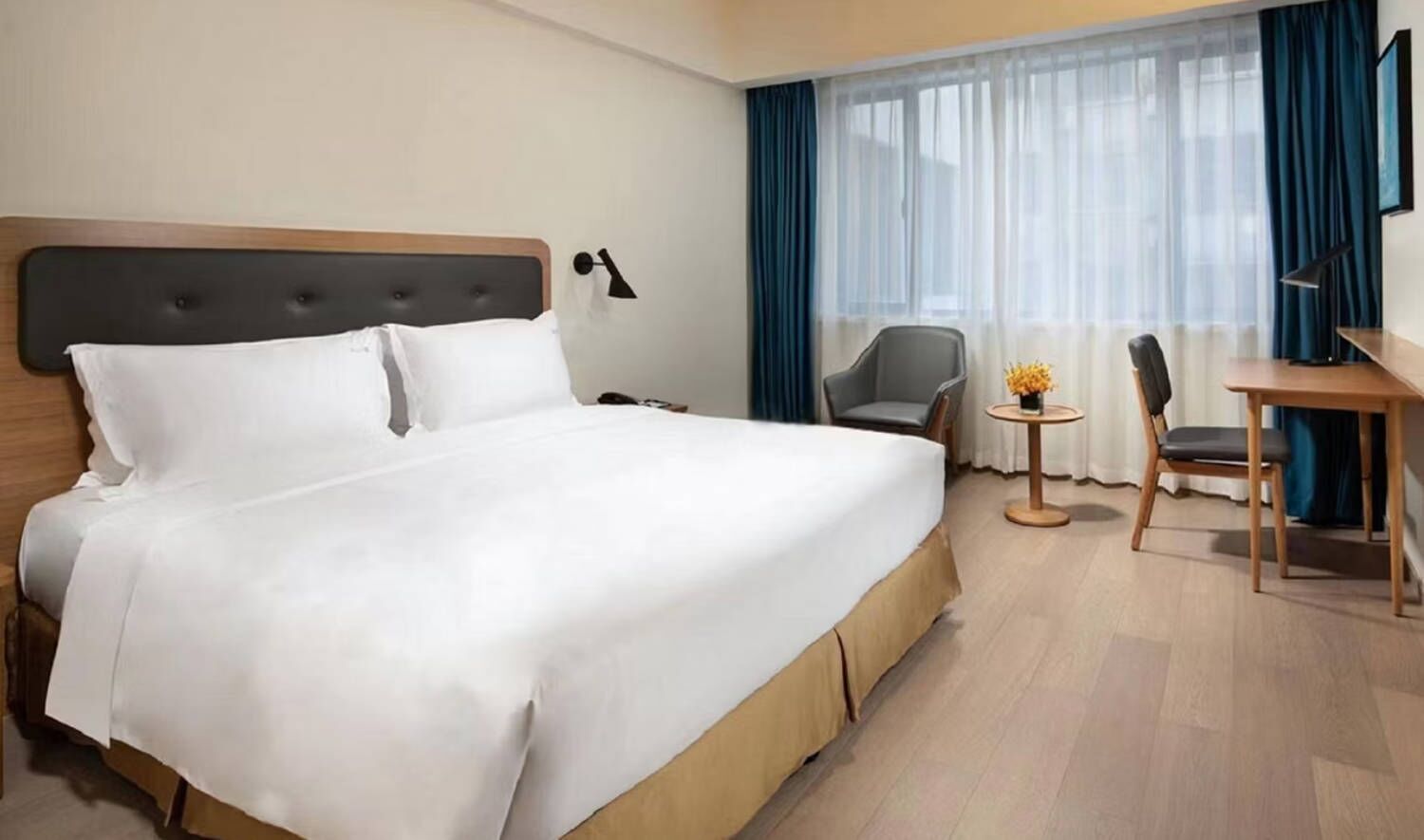 Peralatan tempat tidur hipoalergenik, gebar bulu kapas, bar mini 
