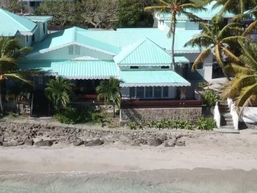 On the beach, white sand, snorkelling, windsurfing