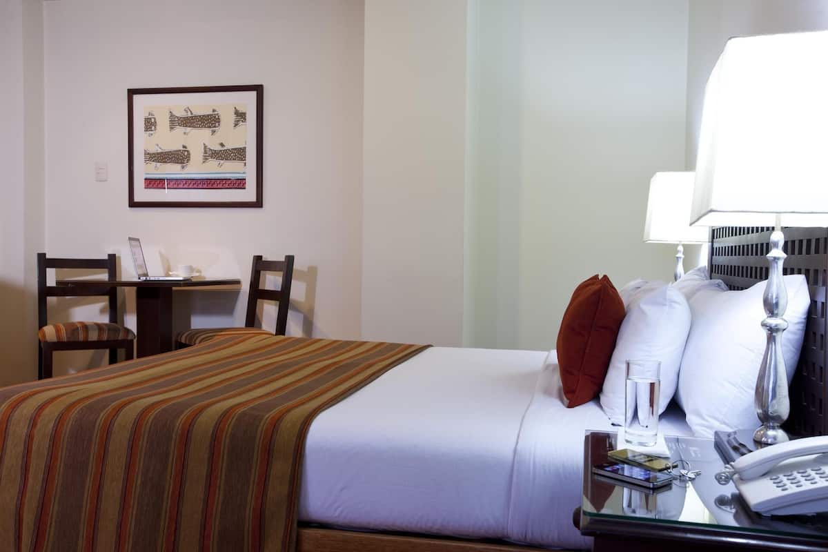 Minibar, in-room safe, desk, WiFi (free)