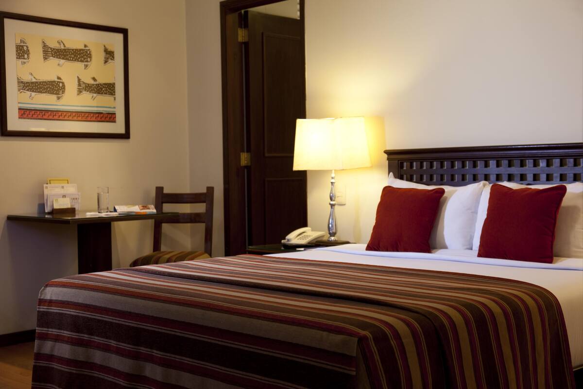 Minibar, in-room safe, desk, WiFi (free)